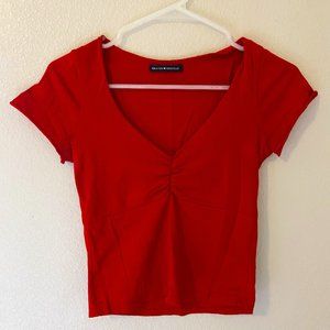 Brandy Melville Red Crop Top